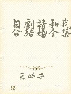 日剧请和我的老公结婚全集免费观看