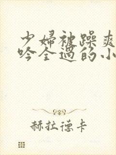 少妇被躁爽到呻吟全过的小说