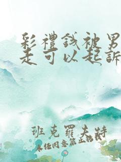 彩礼钱被男方拿走可以起诉要回吗