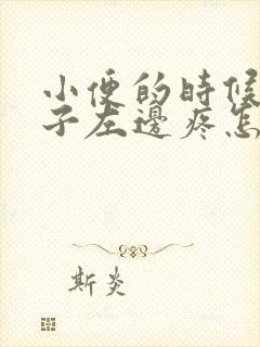 小便的时候小肚子左边疼怎么回事