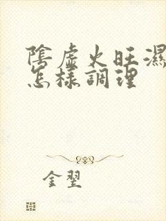 阴虚火旺湿气重怎样调理