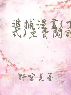 追捕漫画(下拉式)免费阅读