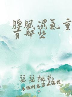 脾脏湿气重症状有哪些