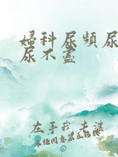 妇科尿频尿等待尿不尽