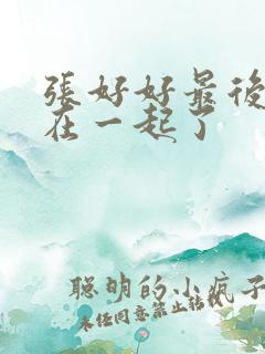 张好好最后和谁在一起了