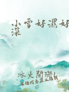 小雪好湿好紧好深
