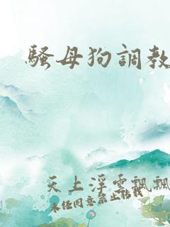 骚母狗调教文