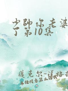 少帅你老婆又跑了第10集
