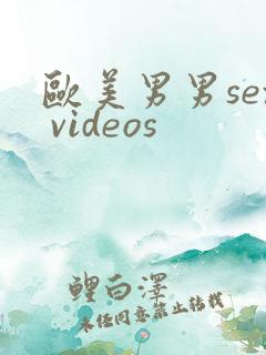 欧美男男sex videos