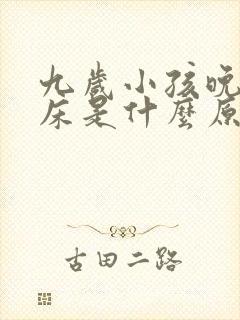 九岁小孩晚上尿床是什么原因