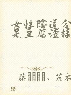 女性阴道分泌物是豆腐渣样东西是什么原因