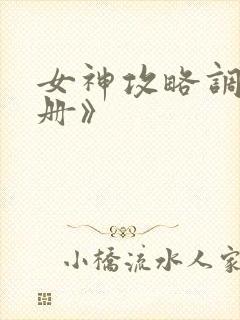 女神攻略调教手册》