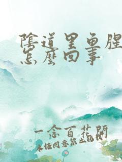 阴道里鱼腥臭味怎么回事