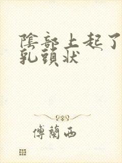 阴部上起了小肉乳头状