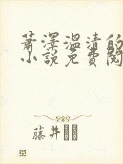 萧泽温清的最新小说免费阅读无弹窗