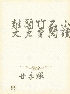 难哄竹已小说全文免费阅读