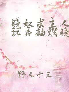 贱奴求主人狠狠玩弄抽烂贱屁股