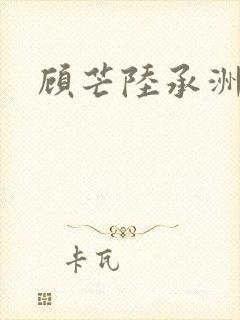 顾芒陆承洲完结