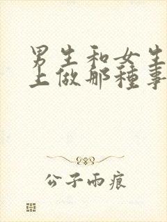 男生和女生在床上做那种事情