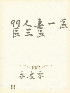 99人妻一区二区三区