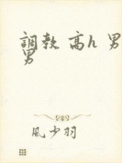 调教 高h 男男