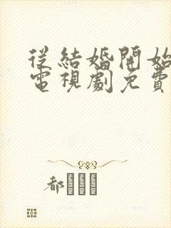 从结婚开始恋爱电视剧免费观看