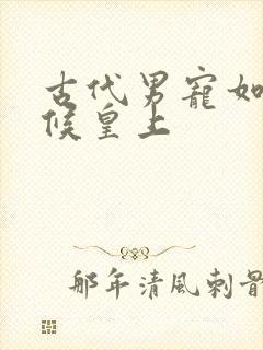 古代男宠如何伺候皇上