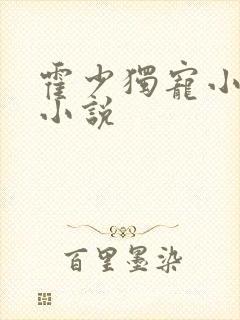 霍少独宠小娇妻小说