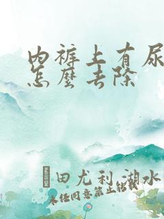 内裤上有尿骚味怎么去除