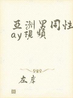 亚洲男同性恋gay视频