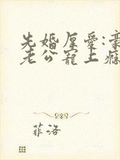 先婚厚爱:豪门老公宠上瘾