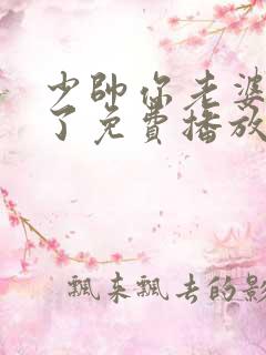 少帅你老婆又跑了免费播放最新章节