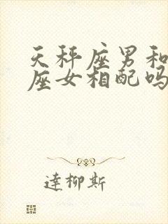 天秤座男和摩羯座女相配吗