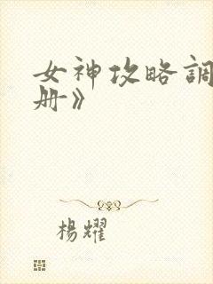 女神攻略调教手册》