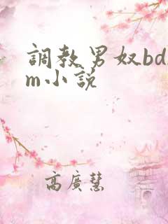 调教男奴bdsm小说