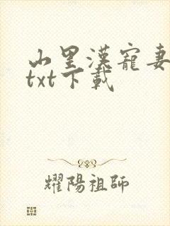 山里汉宠妻无度txt下载