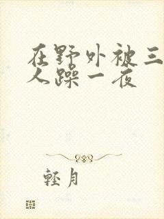 在野外被三个男人躁一夜