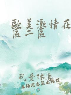 欧美激情在线一区二区