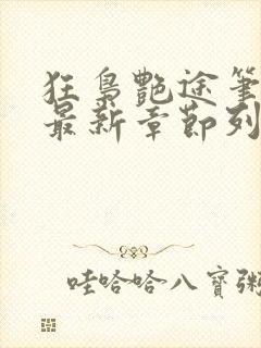 狂枭艳途笔趣阁最新章节列表