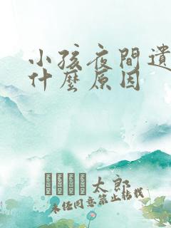 小孩夜间遗尿是什么原因