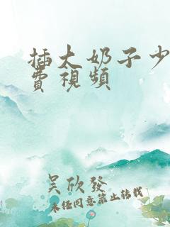 插大奶子少妇免费视频