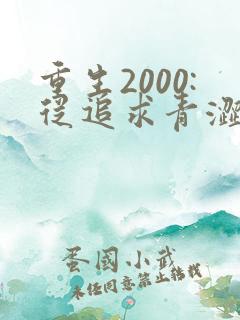 重生2000:从追求青涩校花同桌开始免费