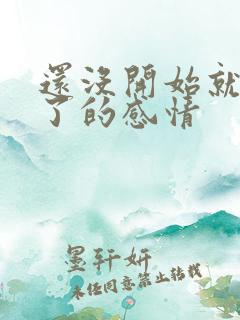 还没开始就结束了的感情