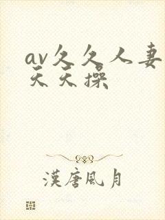 av久久人妻操天天操