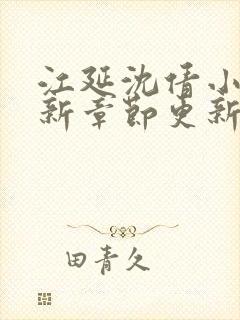 江延沈倩小说最新章节更新免费阅读