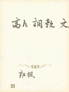 高h 调教 文