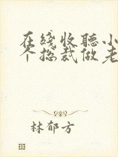 在线收听小说捡个总裁做老婆