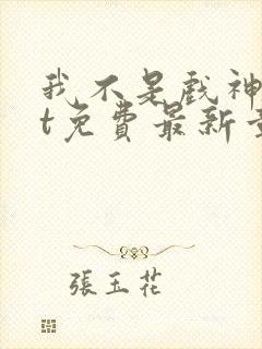 我不是戏神txt免费最新章节