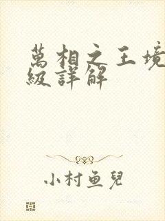 万相之王境界等级详解