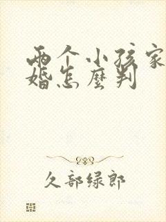 两个小孩家暴离婚怎么判